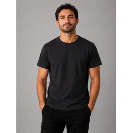 T-SHIRT Czarny 150 REGULAR