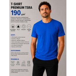T-SHIRT niebieski Blue 190