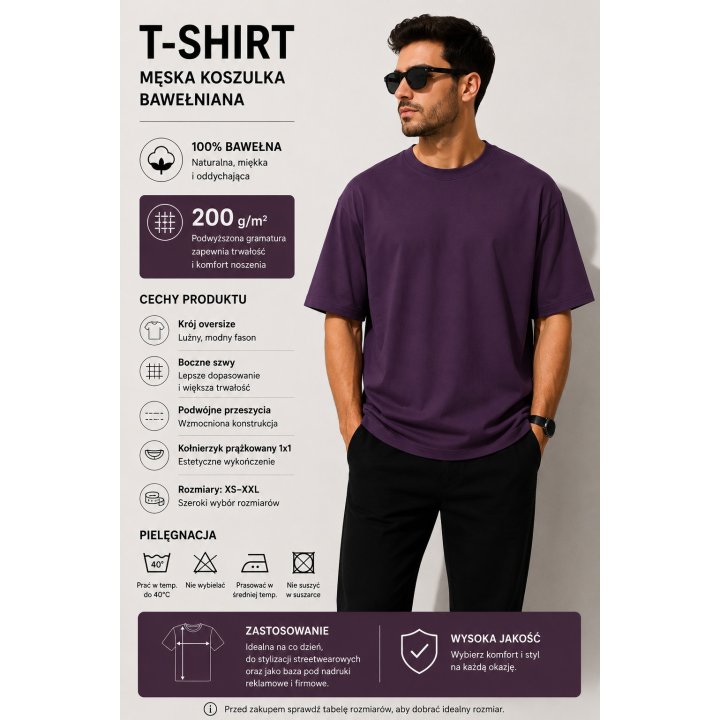 T-SHiRT Future Dark 200 g/m²TSUAOVER FD