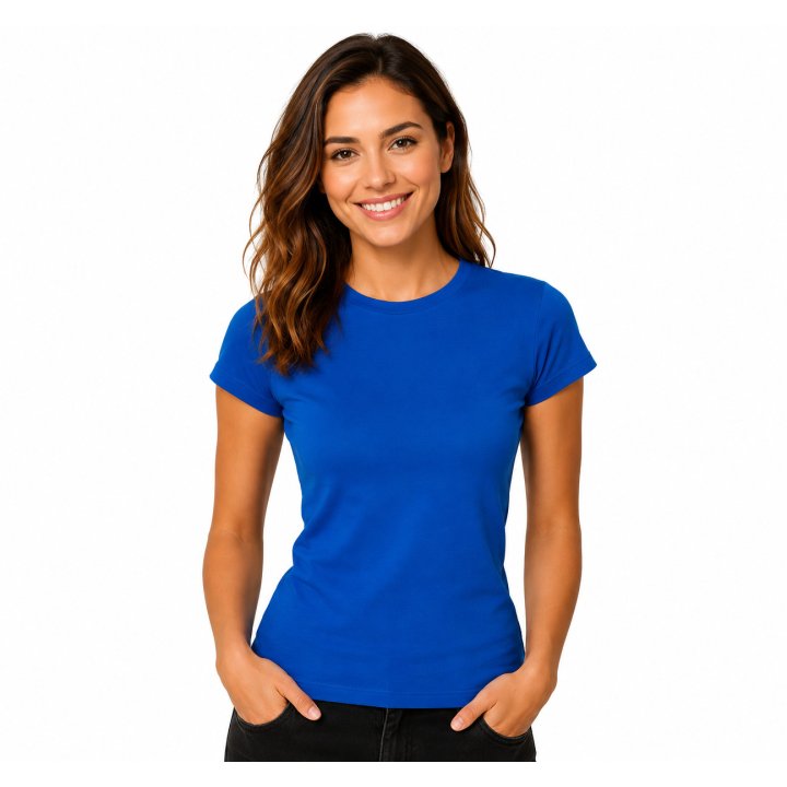 T-shirt Damski 145g/m2 NIEBIESKI TSRL CMF LADY COMFORT