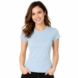 T-shirt Damski 145g/m2 Sky Blue TSRL CMF LADY COMFORT
