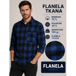 Koszula z flaneli tkanej 190