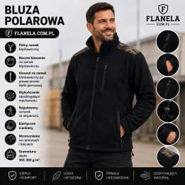 Bluza polarowa  Black/Camouflage