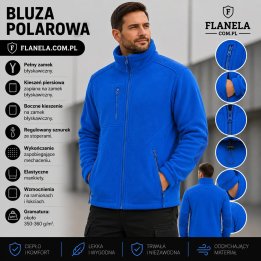 Bluza polarowa Royal Blue/Royal Blue