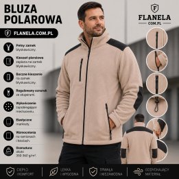 Bluza polarowa Sand/Black