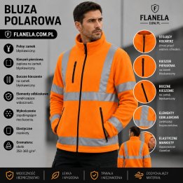 Bluza polarowa Orange Fluor