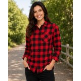 Koszula flanelowa czerwono czarna 170 gr