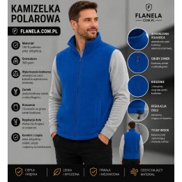 Kamizelka polarowa Royal Blue