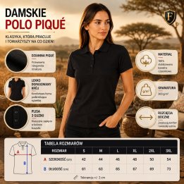 Polo Damskie czarne 200