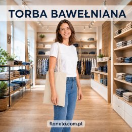Torba bawełniana wielokrotnego użytku 150 ECRU