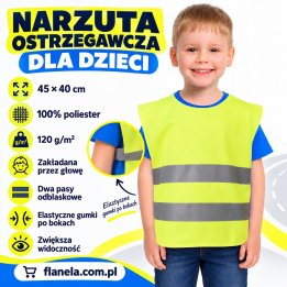 Narzuta ostrzegawcza dla dzieci