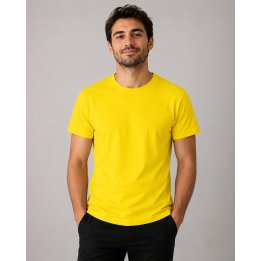 T-SHIRT żółty 150 REGULAR