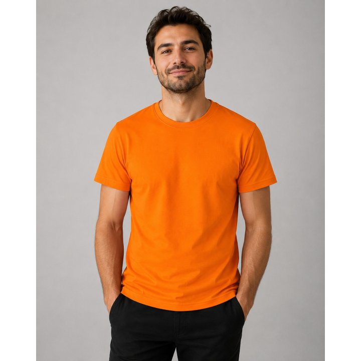 T-SHIRT pomarańczowy 150 REGULAR
